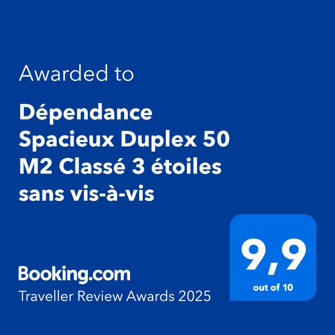 Spacieuse Dependance Duplex 50 M2 Classe 3 Etoiles Sans Vis-A-Vis Gréoux-les-Bains Kültér fotó